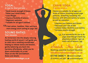 Yoga classes Leicester, Chair yoga classes Leicester
