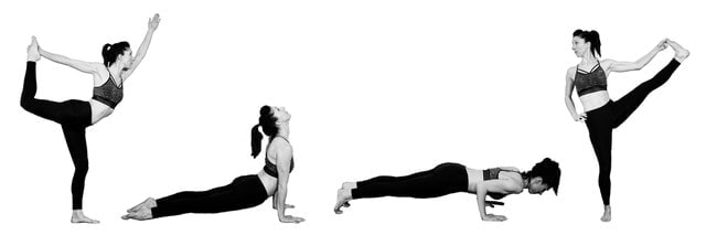 Collage draft yoga BW