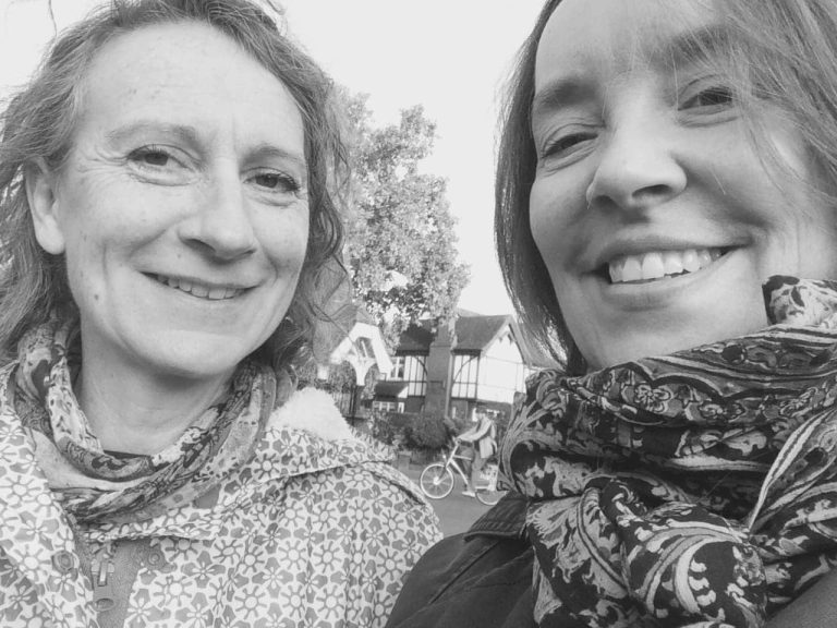 Sarah Reynolds left and Joanne Harris right 768x576
