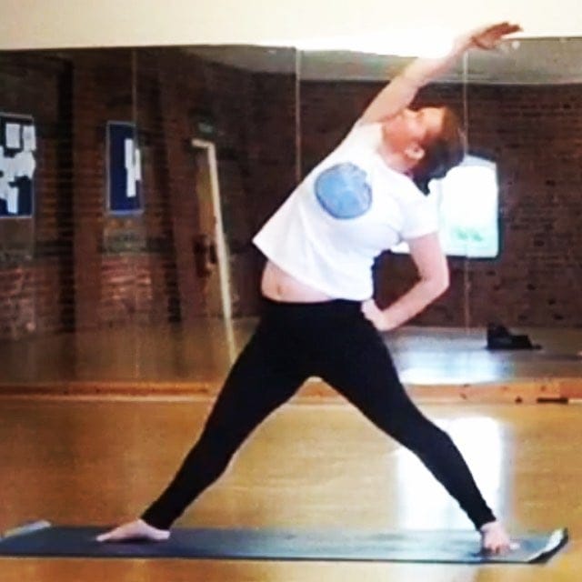 yoga reverse warrior 2