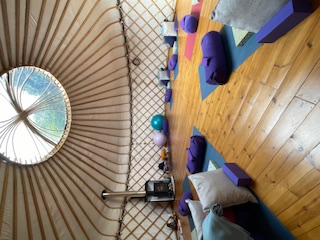 yurt pregnancy set up