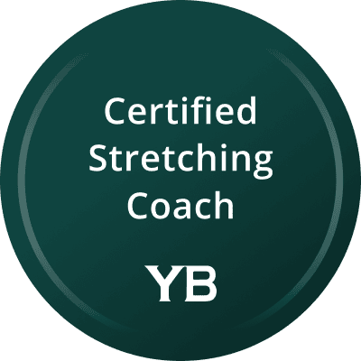 Certified flexibility coach with Yogabody.