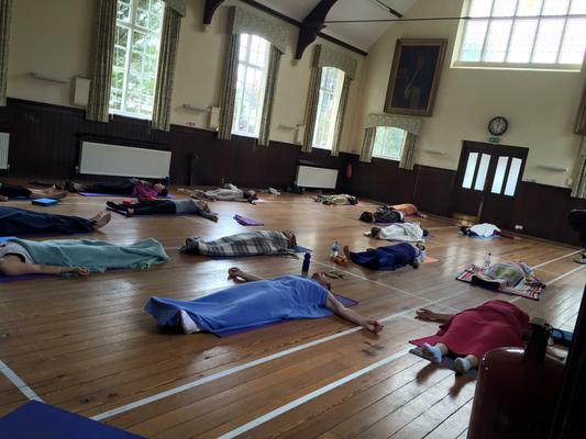 Salt V hall Savasana Workshop