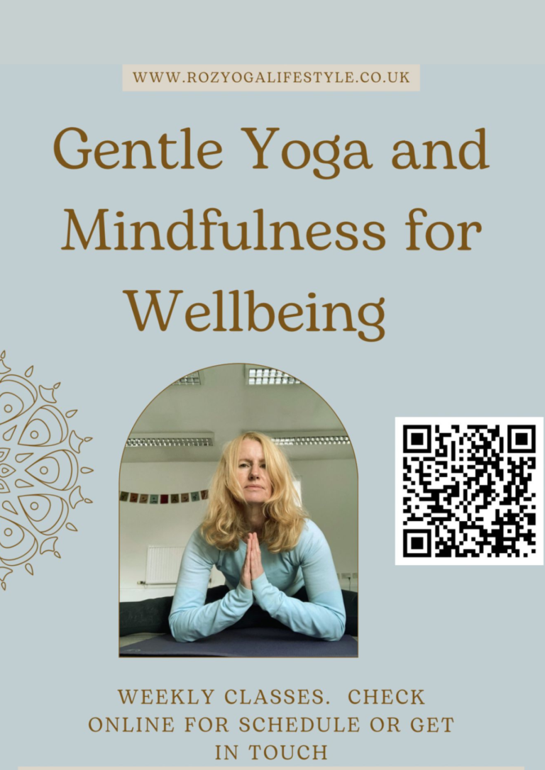 Gentle yoga classes to support your wellbeing move gently ease stress and tension improve mobility and balance relax mind body suitable for beginners chair based yoga classes and mat classes WWW.zip 2 1 768x1086