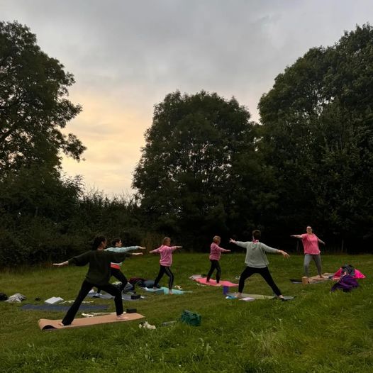 outdoor yoga daventry kind heart yoga with ruth