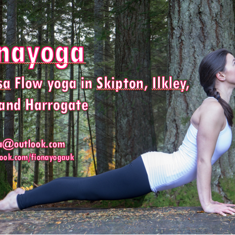 Vinyasa Flow yoga with Fiona Lines in Skipton and Ilkley